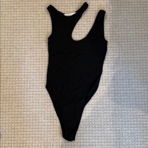 Black cutout bodysuit Emma and Sam